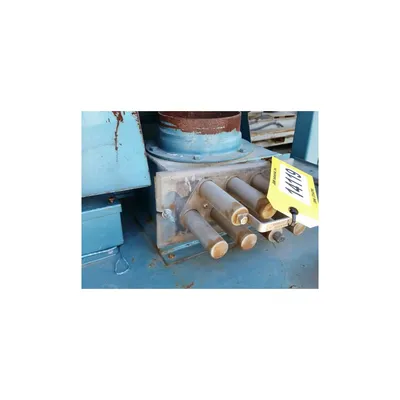 Used Grate Magnet with 7 cu/ft Hopper