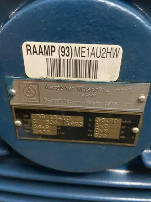 Used AERZENER GMB 15.10 Blowers Ohio US | Surplus Asset Holdings #1206163