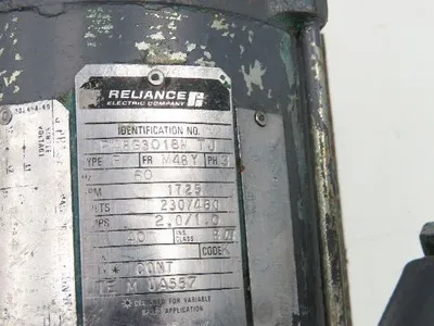 Blackmer XL1.5A 1.5" Sliding Vane Pump Reeves Variable Speed Drive .5Hp 230/460V