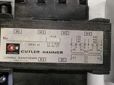MCC Unit 15 Amp Breaker 120 kVA Transformer