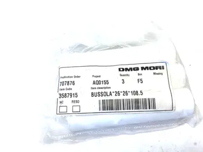NEW DMG MORI PLASTIC TUBE 26X26X108.5