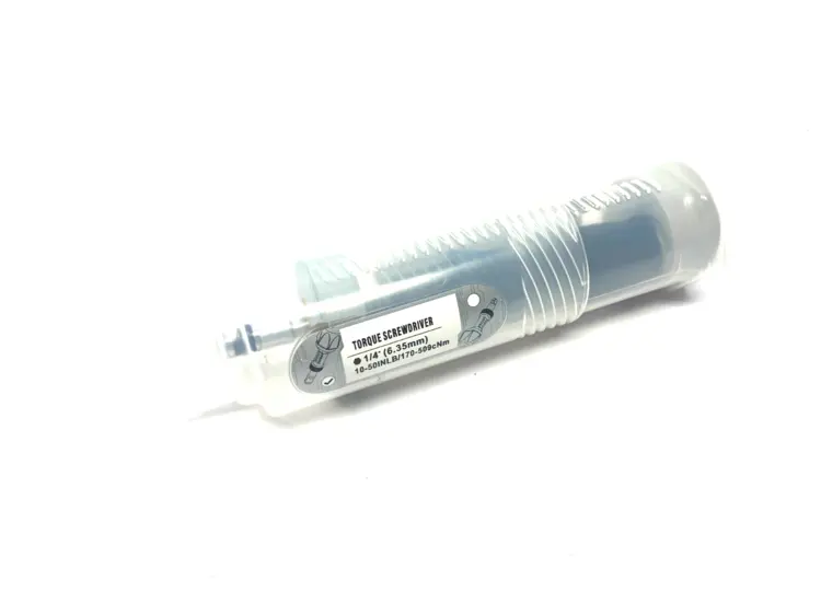 New | in-Stock CHECKLINE ADJUSTABLE TORQUE SCREWDRIVER 1/4" 10-50 IN/LB Air Tools, DC Electrical Tools & Accessories | Maverick Industrial Sales #1113392