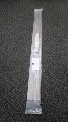 Titanium Welding Rods- Grade 1/2 (ERTi-1/ERTi-2), .63" x 36", 10 lb Pack