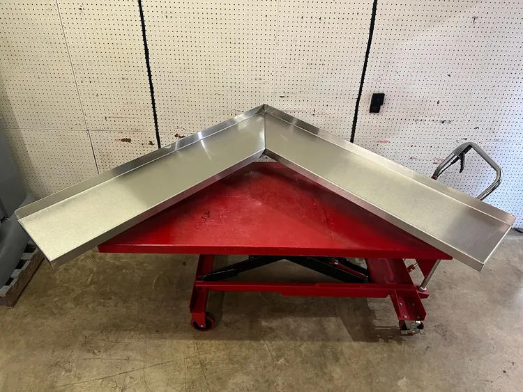 Used Falcon Restaurant Supply Used 58"X 58" Stainless Steel Corner Shelf Restaurant Equipment (Miscellaneous) Illinois US | Falcon Restaurant Supply #1375079