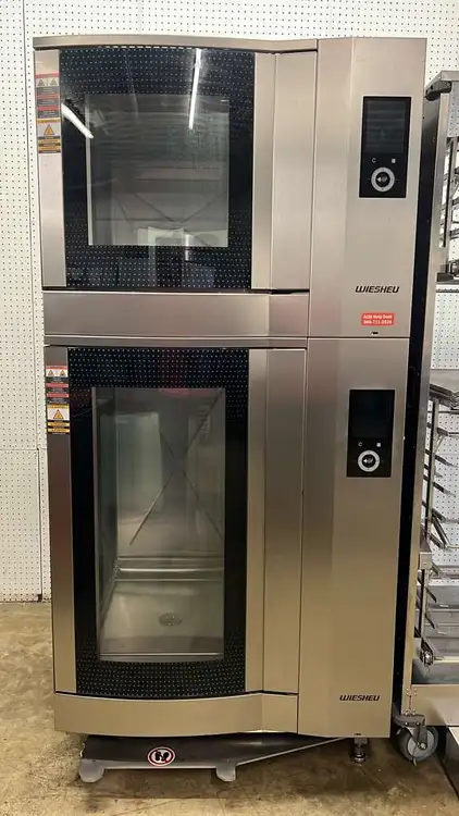 Used Wiesheu Used Wiesheu Dibas 64 S&L Blue Baking Oven with Retractable Door 208V 3PH Electric Ovens Illinois US | Falcon Restaurant Supply #1374801
