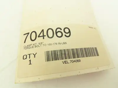 Velvac 704069 Clamp Kit 5/8" Round 5/16" Mounting Hole Aluminum Lot of 6