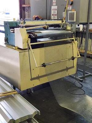 36" Wide ADAME Expanded Metal & Press (Used)