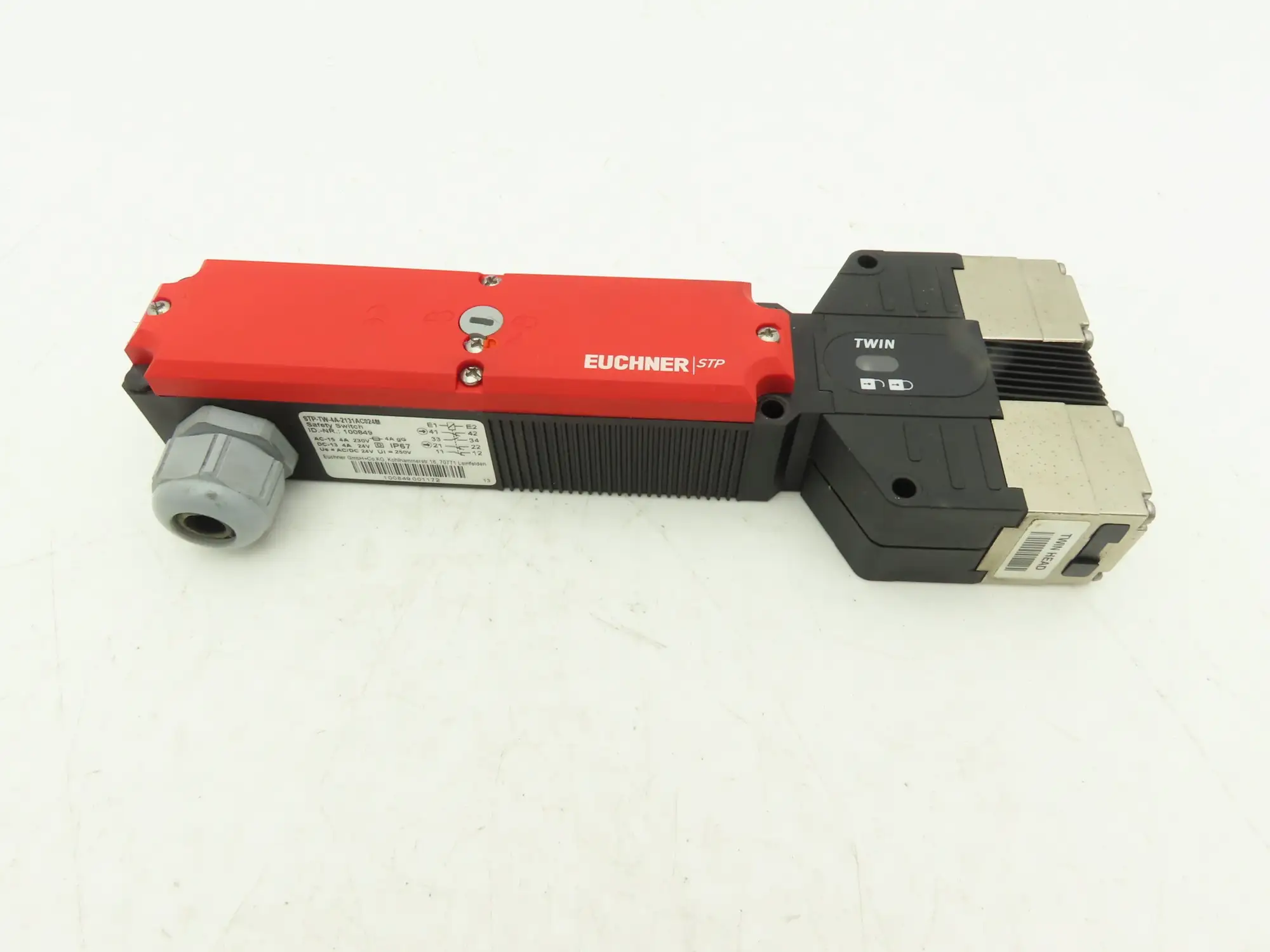 Euchner STP-TW-4A-2131AC024M Safety Guard Switch TWIN 230VAC 24V AC/DC  IP67