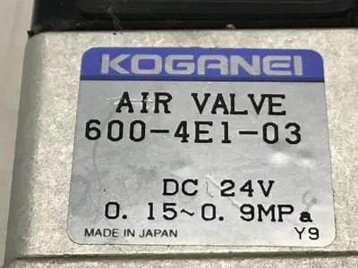 Used KOGANEI 600-4E1-03 Valves/Fittings Michigan US | Ideal Machinery #1288802