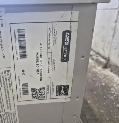 USED A.O. SMITH CORPORATION ACT-199I-N 100