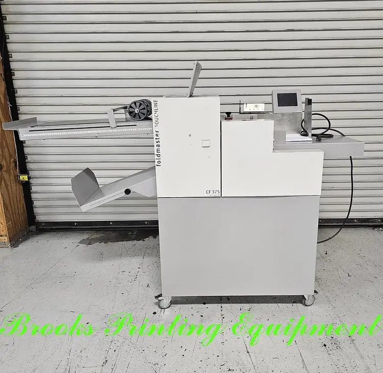 Used MULTIGRAF CF375 Paper Folders North Carolina US | BROOKS PRINTING EQUIPMENT #391579