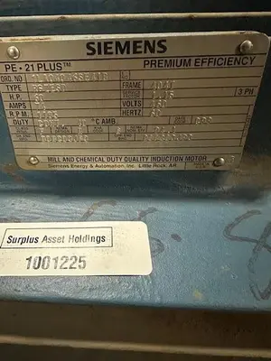 USED SIEMENS SQUIRREL CAGE