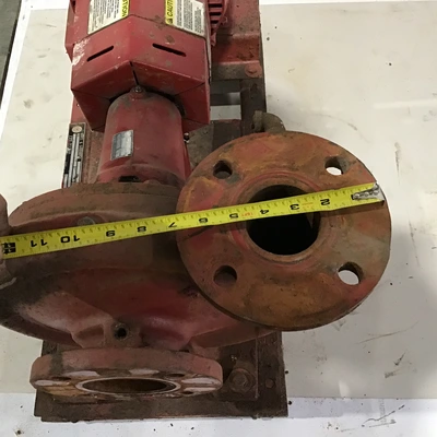 ITT Bell & Gossett 2 5BB 9 BF End Suction Pump 286GPM 7.5Ft 1800HP