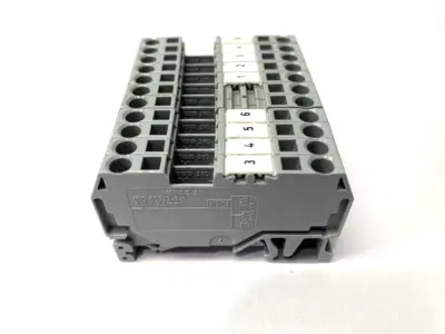 USED WAGO TERMINAL BLOCK 2-CONDUCTOR LOT OF 11