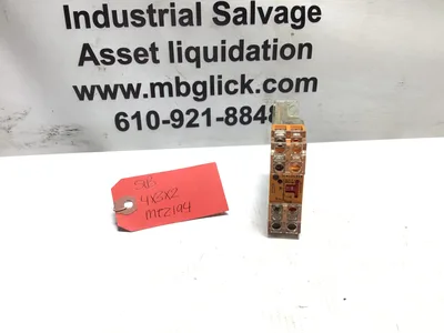 USED 🔌 BRAND: SCHLEICHER – A REPUTABLE MANUFACTURER OF ELECTRICAL CONTROL AND AUTOMATION COMPONENTS. 🔌 MODEL: KZT 110 – SPECIFIES THE MODEL NUMBER OF THE TIME RELAY.