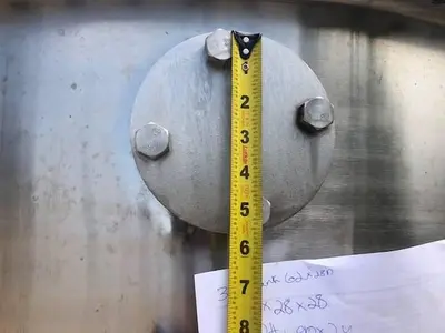 1100 Gallon Stainless Pressure Vessels Pressure Vessel