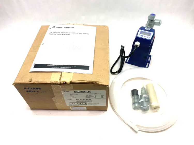 Used WALCHEM EZ SERIES ELECTRONIC METERING PUMP 6.3GPH 150PSI MAX Pumps | Maverick Industrial Sales #1112970