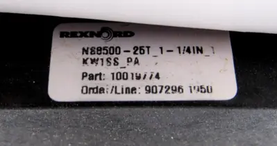 NEW REXNORD 10019774 SPROCKET NS8500-25T_1-1/4IN_1KW1SS_PA