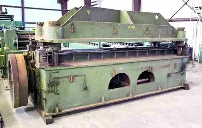 100 Ton (EST.) x 4″ (EST.) YODER 4-Post Cut-Off Press