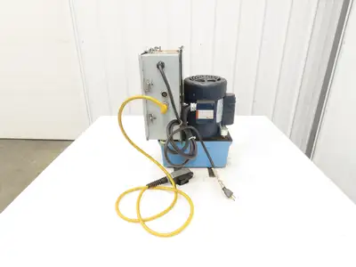 Vektek Vector Flo Hydraulic Manual Workholding Pump Power Pack 2.5gal 5000psi