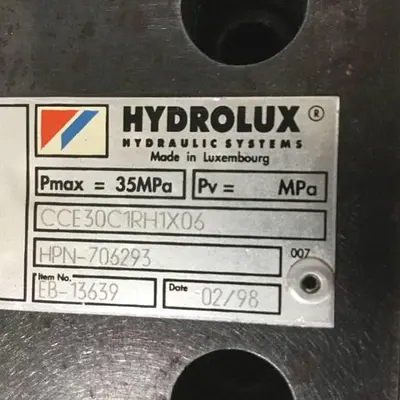 USED HYDROLUX HPN706293-HY