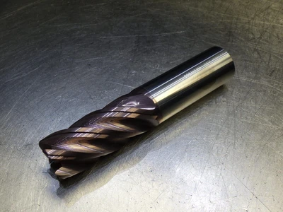 Kyocera / SGS 25mm 5 Flute Carbide Cr Endmill 25mm Shank 2mm R 47093 (LOC2903C)
