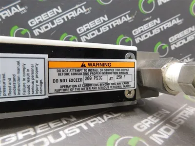 Brooks Instrument 135F1D1EC2F9A Sho-Rate Glass Tube Variable Area FlowMeter Used
