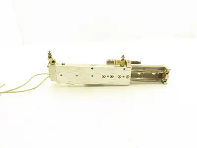 SMC MXQ12-100BSR Pneumatic Air Slide Table Cylinder End Lock 12mm x 100mm Stroke