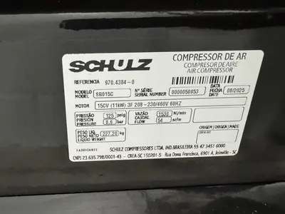New | in-Stock SCHULZ SRP 3015 COMPACT Rotary Screw & Sliding Vane Air Compressors Georgia US | The Equipment Hub #1402377