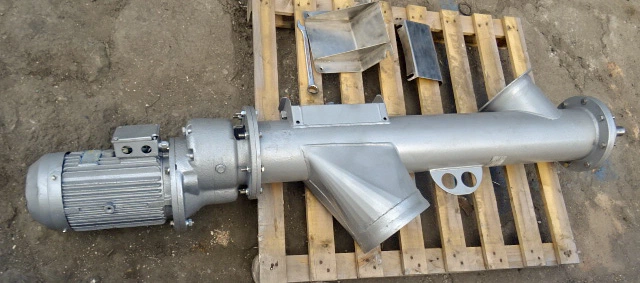 Wam M/S Tubular feed conveyor 150 mm dia 1050 mm long 2.2 kw