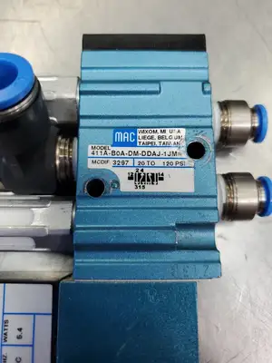 MAC 411AB0ADMDDAJ1JM= Valve w/DMBDDAJ1JM= Solenoid. 6D2