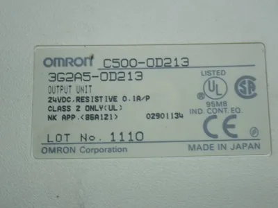 Used OMRON C5000D213 PLC Input & Output Ohio US | HGR 24 #907441