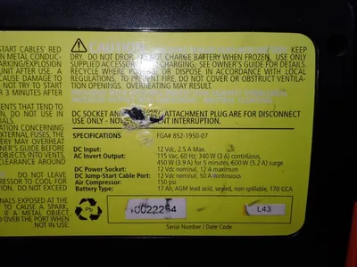 Used DURACELL POWERPACK 450 Miscellaneous MRO Ohio US | HGR 24 #776317