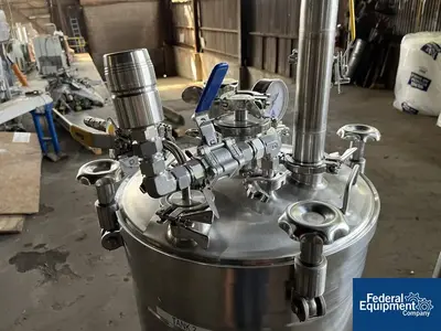 USED GS Stainless, Inc. 100 Liter GS Stainless Receiver Tank, S/S, 15#