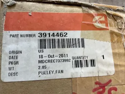 Cummins Fan Pulley PN 3914462