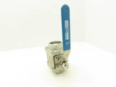 Milwaukee Valve Ball Valve 1-1/2" Socket Weld Stainless Steel CF8M 1000WOG 3-PC