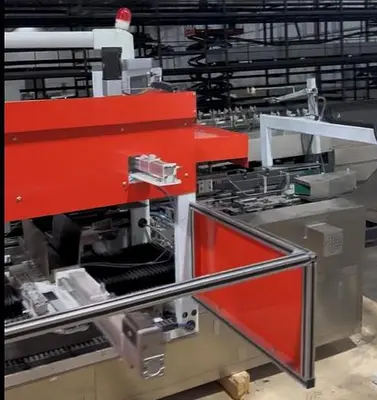 USED AUTOMATIC PAPER BOX PACKING & CARTON MACHINE