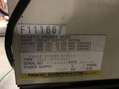 Used 2011 FANUC R2000IB/165F 6 AXIS CNC ROBOT WITH R30IA CONTROLLER Robots | Harbor Machinery Inc. #1283317