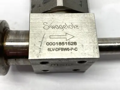 USED SWAGELOK DIAPHRAGM VALVE HIGH-FLOW