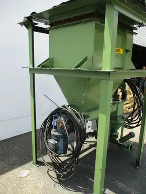 Tascol Industrial Hopper Feeder w/ Auger Feed - Vibration - Automatic Valves
