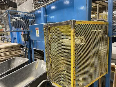 COMBINATION POWER BELT CONVEYORS & CHAIN-DECKS MATERIAL-HANDLING SYSTEM