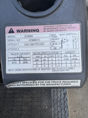 USED 2020 CATERPILLAR 2C50004