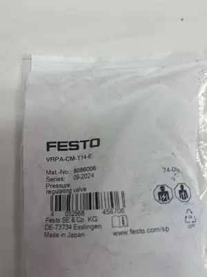 New | in-Stock FESTO VRPA-CM-T14-E Air Pressure Regulators Ohio US | Surplus Asset Holdings #1520423