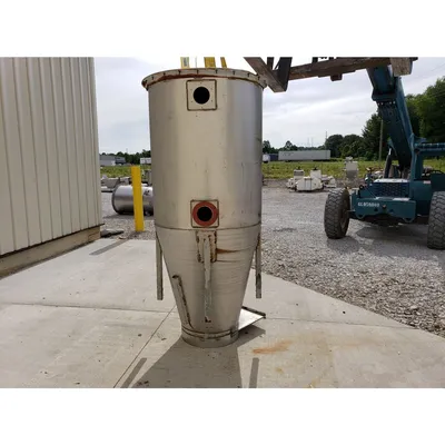 Used 50 Cubic Foot Stainless Steel Bin Receiver Hopper