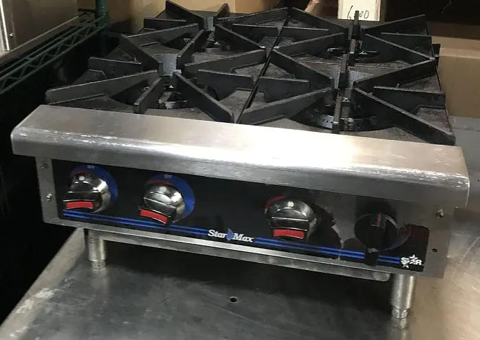 Star Max 4 burner gas/propane counter to range