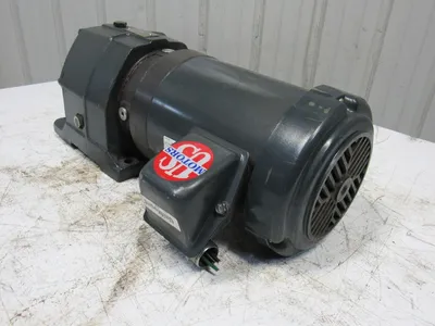 US Motors E190A 22.4:1 Ratio 78RPM 208-230/460V 3Ph Inline Helical Gear Motor
