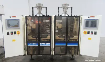 Used HAYSSEN ULTIMA 8-1 Net Weigh Filler Scale Vertical Form & Fill Illinois US | Aaron Equipment #760649