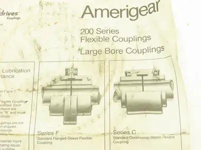 Amerigear Series 200F Flexible Gear Coupling Hub 2-7/8" Keyed Bore 7" Flange
