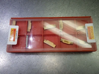 Sandvik Carbide Grooving Inserts QTY10 N123G2-0300-0004-TM 1125 (LOC2282)