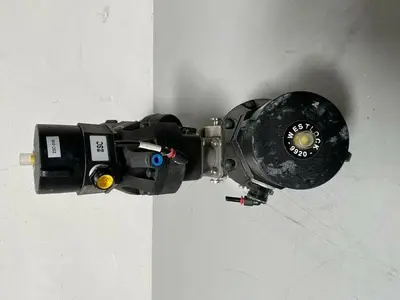 USED 3 ITT PURE-FLO A209 STAINLESS STEEL DIAPHRAGM VALVES W/ POSITION MONITOR